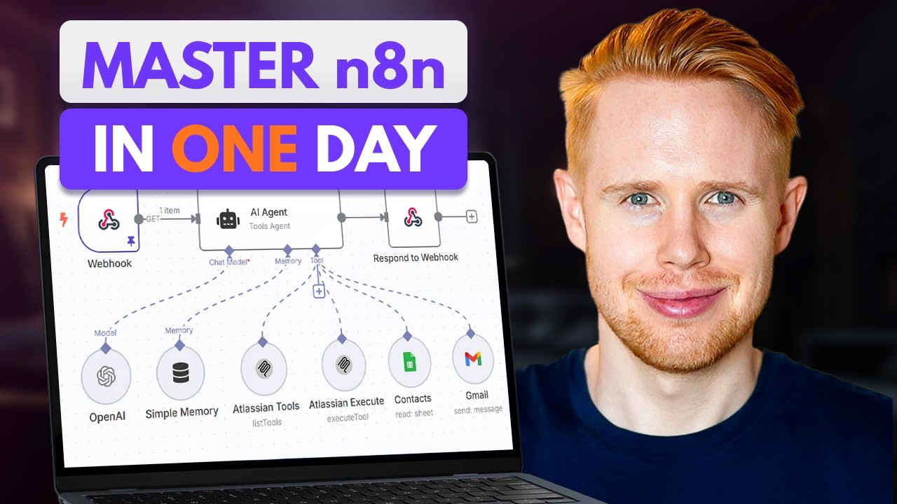 n8n 8 Hour Masterclass: Build & Sell AI Agents (Automate Anything)