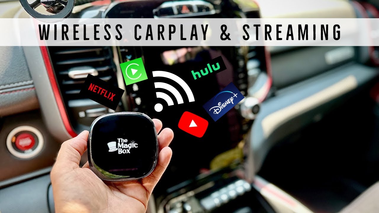 The Magic Box 2.0 (Wireless Carplay/Streaming) - Ram Rebel **15% coupon code link in description!**