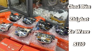 Gắn Choá Đèn Zhipat cho Xe Wave S110 ??? #zhipat #baonhotvungtau