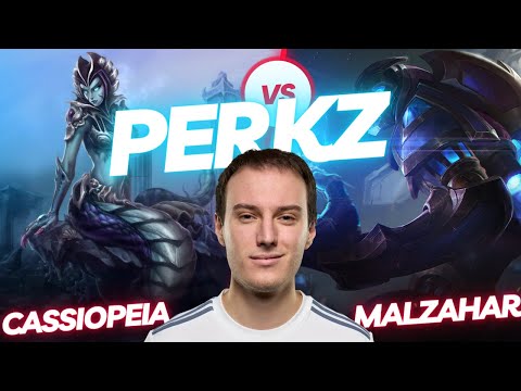 PERKZ | CASSIOPEIA VS MALZAHAR | MID GAMEPLAY | Patch 13.18 / Season 13 | #LeagueofLegends