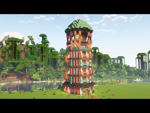 EPIC Steampunk Lighthouse Build | Minecraft Tutorial