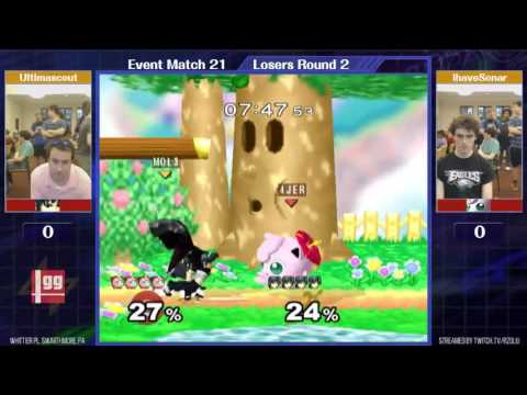 Event Match 21: Ultimascout (Marth) vs IhaveSonar (Puff) - Losers Round 2