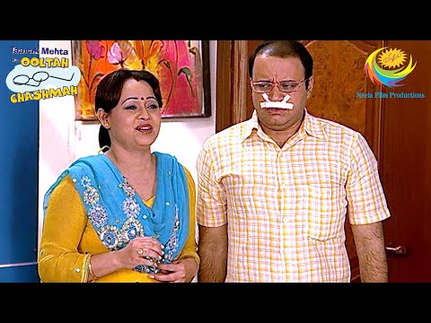Bhide's Fake Mustache Is Stuck | Taarak Mehta Ka Ooltah Chashmah | Bhide & Madhavi