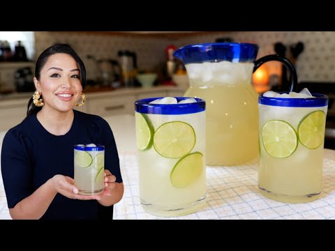 How to make The BEST Easy Mexican Drink Recipe AGUA FRESCA de Limón | Easy lemonade recipe