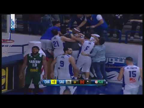 Lebanese Basketball League 2017/2018 - Champville v/s Sagesse - Jeremy Pargo HOT SHOT