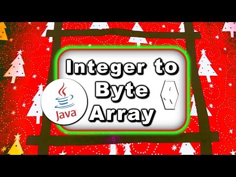 integer to byte array in java
