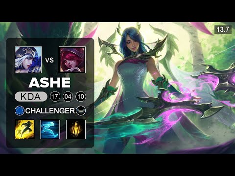 Ashe vs Xayah ADC - EUW Challenger - Patch 13.7 Season 13