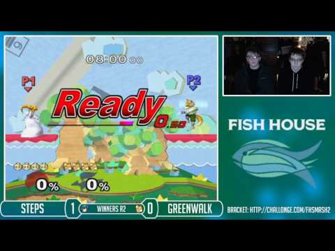Fish House 2 SSBM - Steps (Peach) Vs. Greenwalk (Fox) Winners Round 3