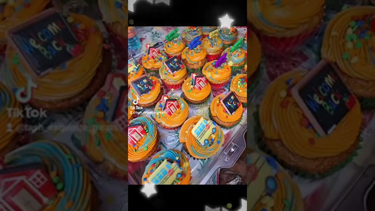 back to school cupcakes
