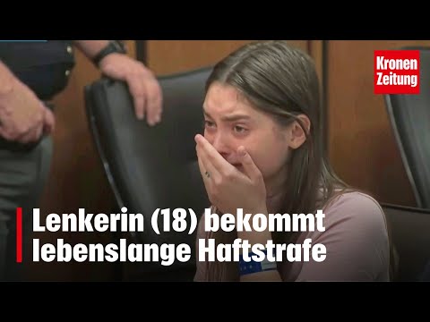 Wegen Mordes: Lenkerin (18) bekommt lebenslängliche Haft | krone.tv NEWS