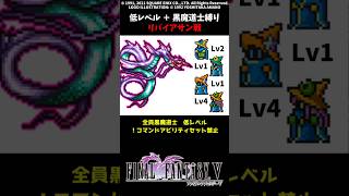 FF5 黒魔道士だけでリバイアサン 低Lv FINAL FANTASY V SFC版 job unification & Low-Level Run VS Leviathan