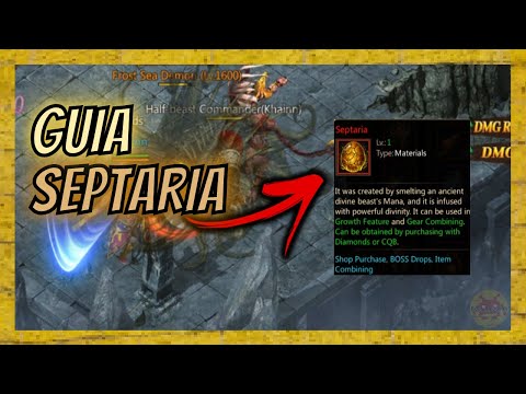 Mir2M como apanhar o item mais precioso do jogo o Septaria formas de apanhar este item