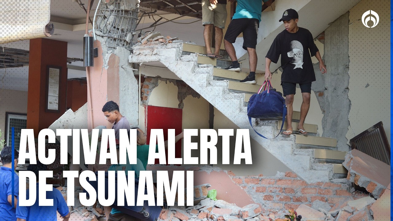 Fuerte sismo de 7.7 golpea Indonesia; reportan al menos 2 muertos