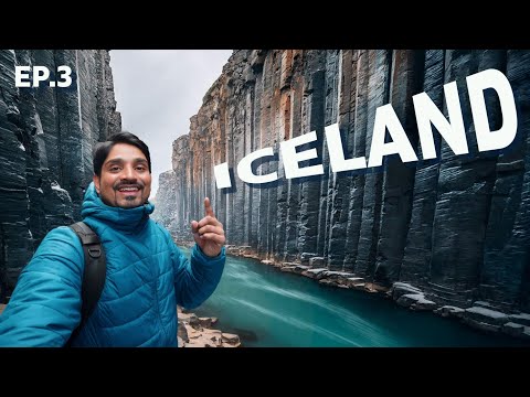 EP03 - ICELAND चा 60 लाख वर्षांपूर्वी चे अद्भुत 'पेन्सिल' स्तंभ😱 | JKV Europe Tour