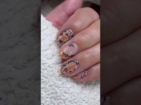 Friendly Forest nail tutorial preview