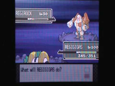 How to unlock Regirock, Regice and Registeel in Pokemon Platinum Version (Part 1)