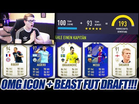 Heftiges ICON + BEAST FUT DRAFT!! 🔥🔥 - FIFA 18 Ultimate Team