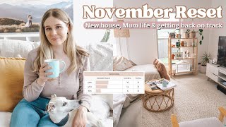 NOVEMBER MONTHLY RESET ✨ New house, mum life & getting back on track