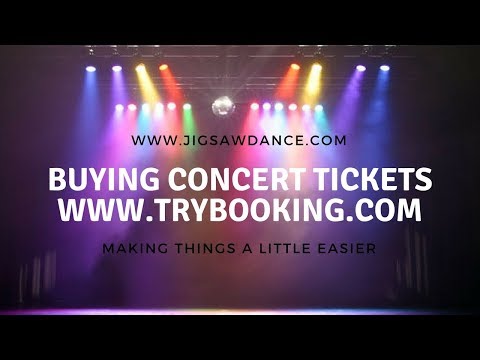 How to buy concert tickets using Trybooking online ordering website