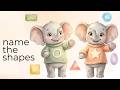 Name The Shapes Gentle Educational Song For Kids