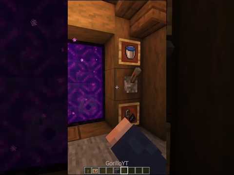 A GAMING S 111 - minecraft on/off portal 😱 #shorts