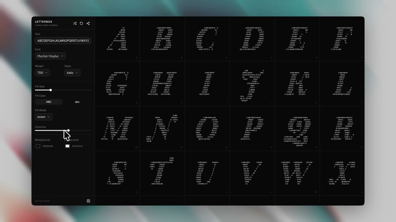 Letterbox video preview