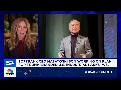 SoftBank CEO Masayoshi Son working on plan to Trump-branded U.S. industrial parks: WSJ