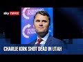 Charlie Kirk Dies After Being Shot At Event In Utah Sky News Coverage