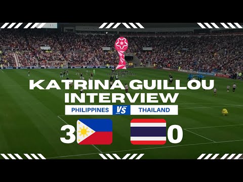 Post-Match Interview: Katrina Guillou Philippines 🇵🇭 3-0 Thailand 🇹🇭 (2022 AFF Women's Championship)