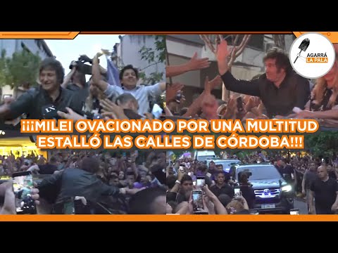 MILEI FUE OVACIONADO POR UNA MULTITUD EN CÓRDOBA Y EXPLOTÓ LAS CALLES A DÍAS DEL FINAL DE LA CAMPAÑA