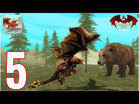 Dragon Sim Online - Gameplay Walkthrough Part 5 - Hunting Bears (iOS, Android)