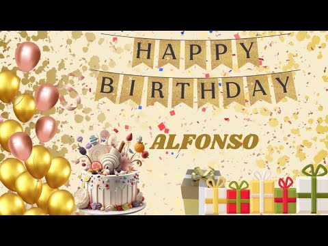 Happy Birthday Alfonso #alfonso