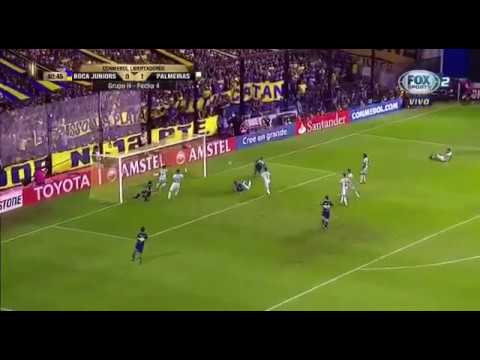 Increíble gol perdido de Wanchope Abila | Boca Juniors vs Palmeiras | Copa Libertadores 2018