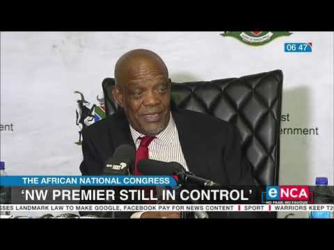 ANC NW Premier still in control