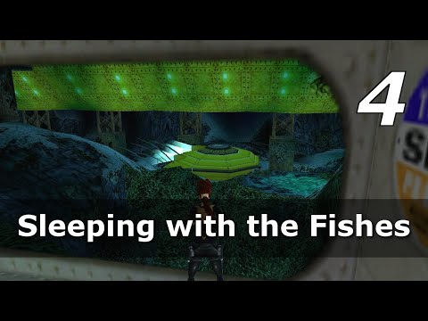 Tomb Raider 3 Gold - The Lost Artifact Walkthrough [No Meds] Level 4 | Sleeping with the Fishes