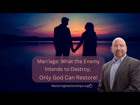 What The Enemy Intends to Destroy; Only God Can Restore!