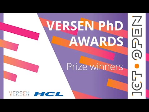 Introducing the winners of the VERSEN PhD Awards - ICT.OPEN2020