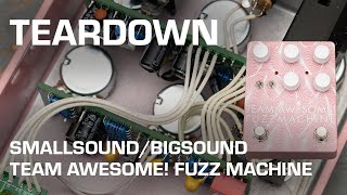 Video thumbnail for Smallsound/Bigsound Team Awesome! Fuzz Machine Teardown! See what's inside! by Gray Bench Electronics