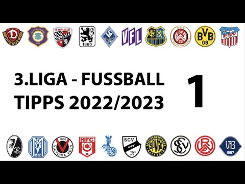 Fussball-Tipps 3.Liga - 1.Spieltag - Saison 2022/2023