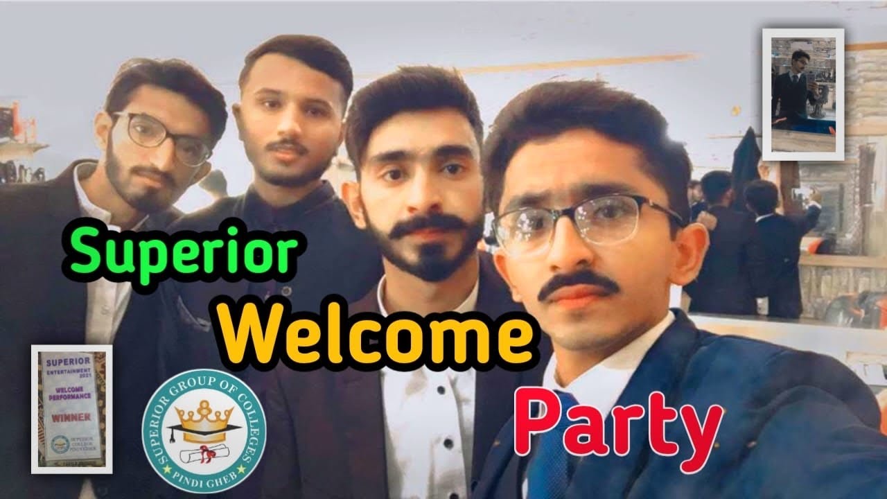 Welcom party /Superior groups of colleges/pindi gheb/Axis vlogs