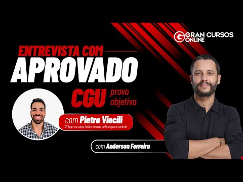 Interview with Pietro Viecili, successful candidate in the CGU (Brazilian Federal Comptroller Gen...