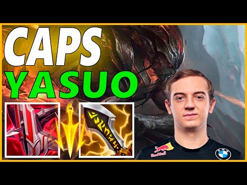 ⚡CAPS YASUO MID GAMEPLAY⚡SEASON 12 LEAGUE OF LEGENDS