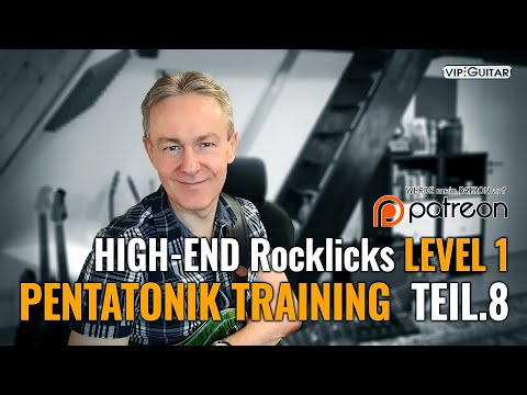 "Pentatonik für Fortgeschrittene Teil.8" High-End Rock Licks Level 1