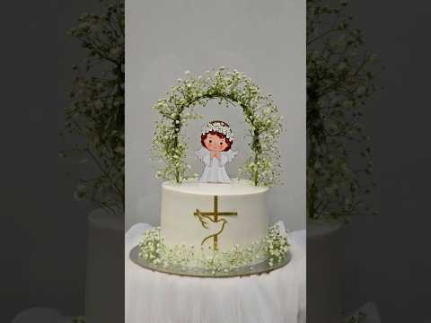 First Communion Cake Decorating Ideass / Christening Cake / #firstcommunioncake #cake#cakedecoration