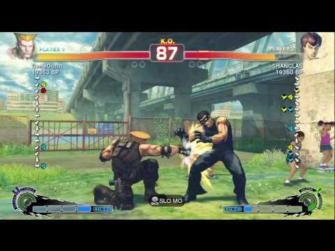 GameOutttt [Guile] vs SHANGLAS [Fei] SSF4 Japanese Online Ranked Matches - TRUE-HD