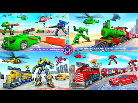 Robots Game Android This train robot car game