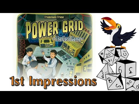 Power Grid The Card Game 1st Impressions