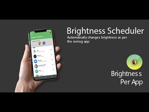 Brightness Control per app Video