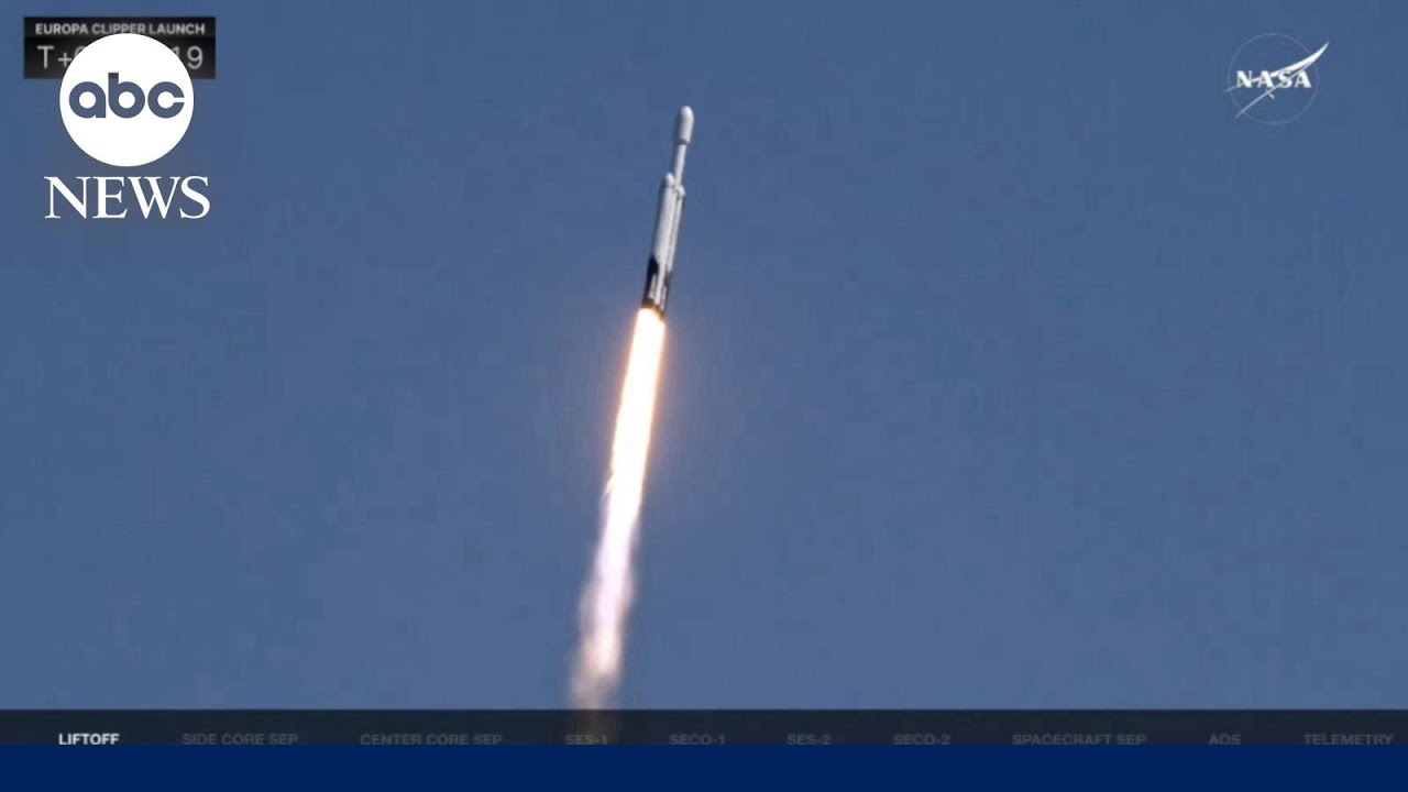 NASA's Europa Clipper launches on mission to explore Jupiter's icy moon