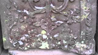 Cross Slab Abbotsford House Near Melrose Roxburghshire Scottish Borders Scotland